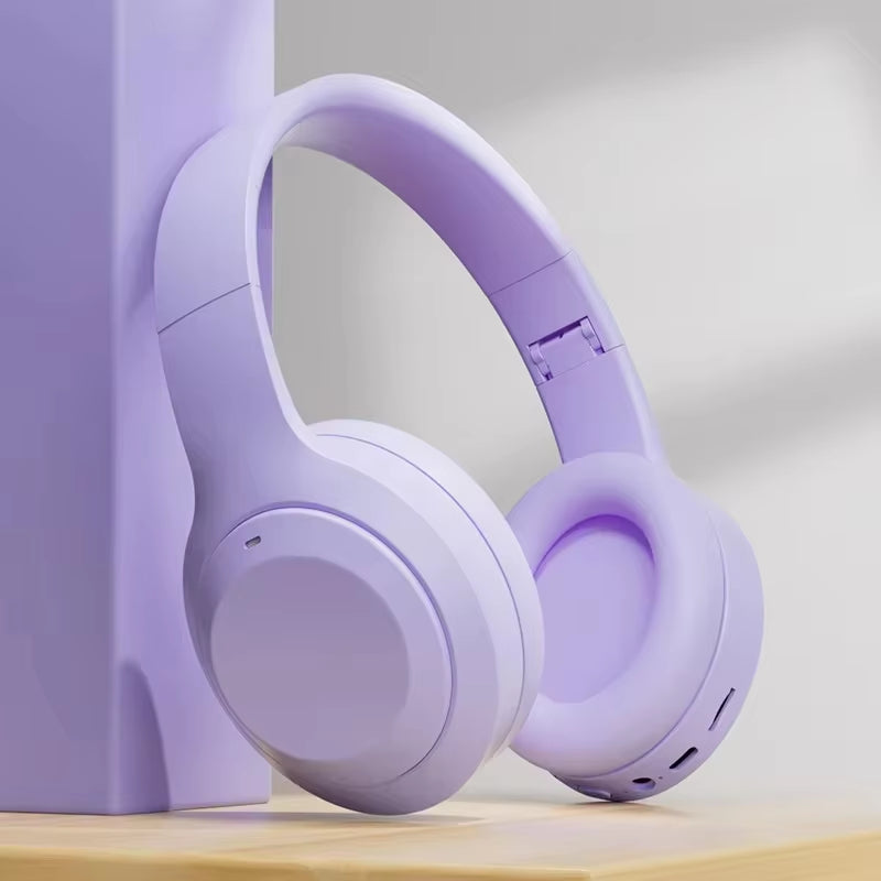 M5 Wireless Headphones, Bluetooth 5.3 Hifi Stereo Headphones, Noise-Cancelling Gaming Headphones, Foldable Headphones with Micro